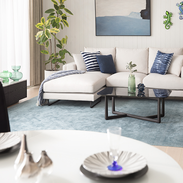 STYLING BLUE TONE LIVING&DINING 01 ｜【アルモニア公式】ソファ中心